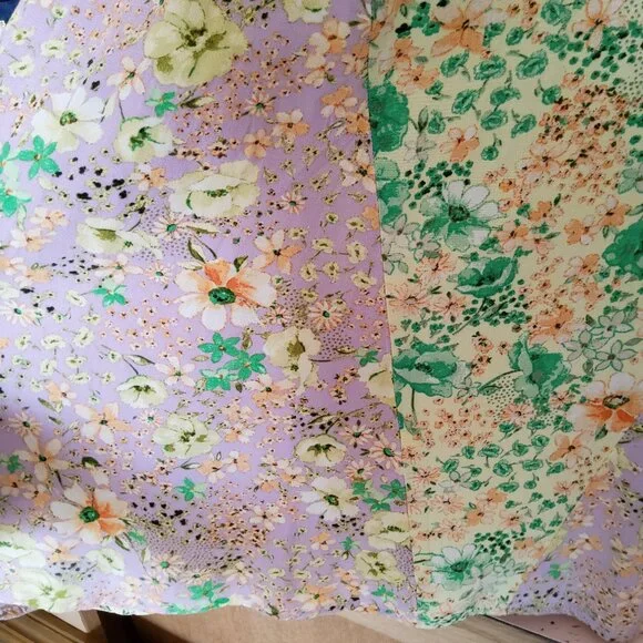 LOFT Maxi Dress Epitome of Spring Colorful Garden Size M Viscose - Picture 4 of 8